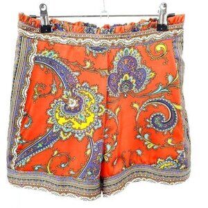 Nicole X Nicole Miller Silky Paisley Shorts S